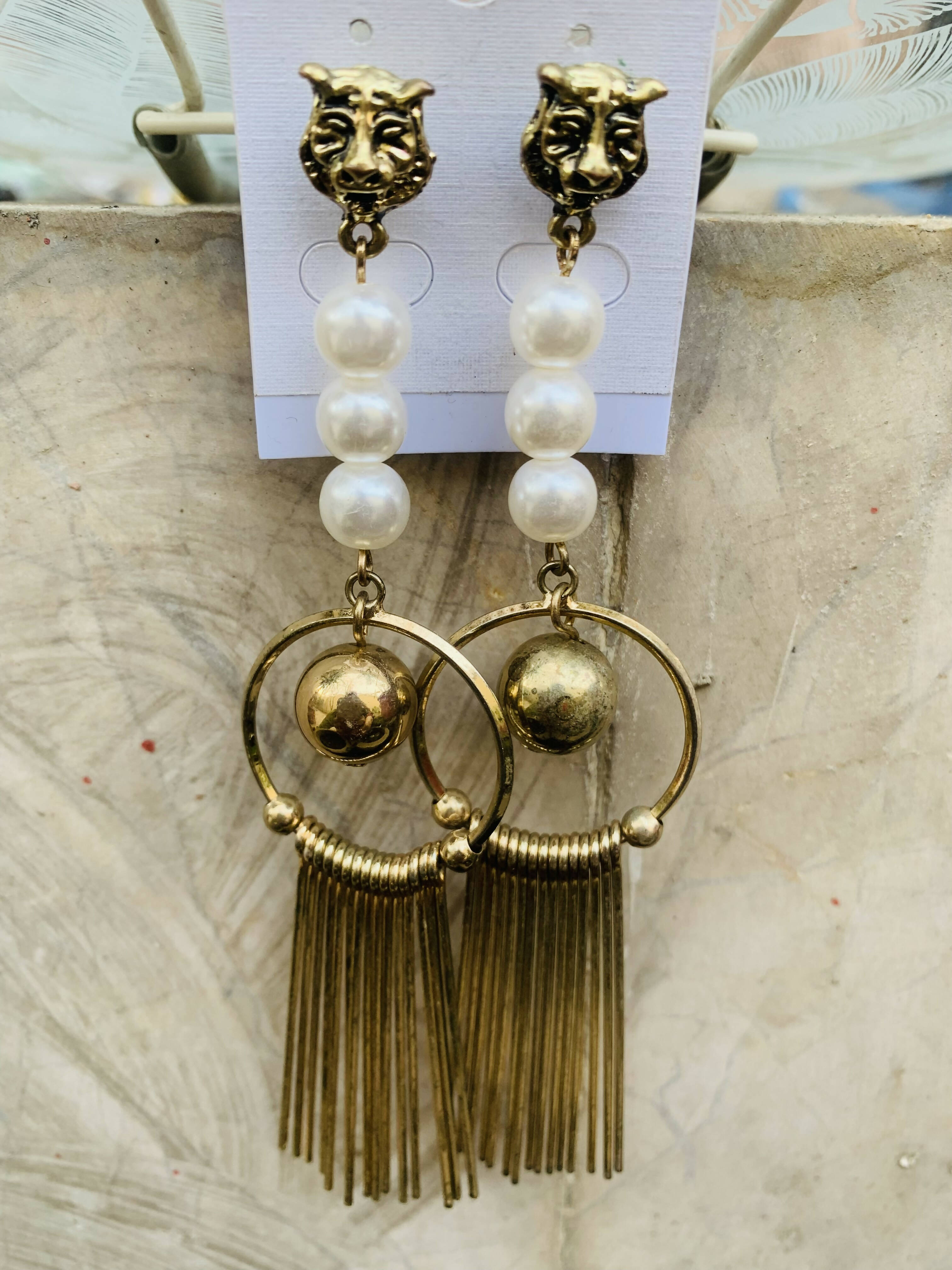 Golden Beautiful Earrings | Women Jewellery | New